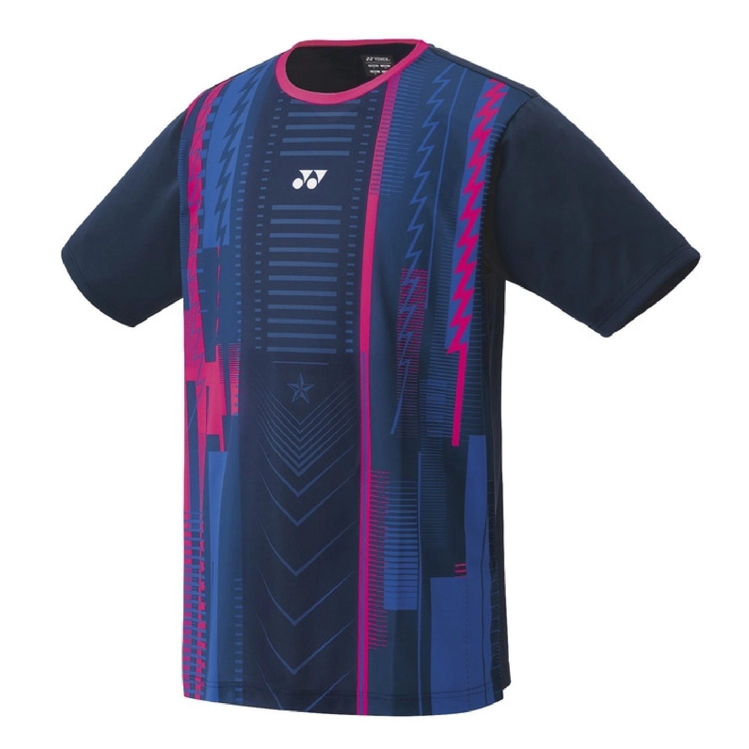 YONEX MEN S CREW NECK SHIRT 16569EX NAVY PINK Euro M