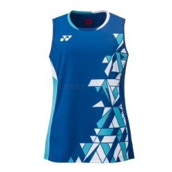 YONEX - WOMEN'S SLEEVELESS TOP - AMERICAN BLUE - 16571EX - Euro L