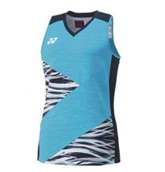 YONEX - WOMEN'S SLEEVELESS TOP - TURQUOISE / NAVY - 20638EX - Euro S