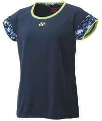 YONEX - WOMEN'S BADMINTON SHIRT - NAVY / YELLOW - 16570EX - Euro S