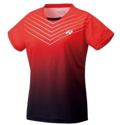 YONEX - WOMEN'S BADMINTON SHIRT - RED - YW0025EX - Euro L