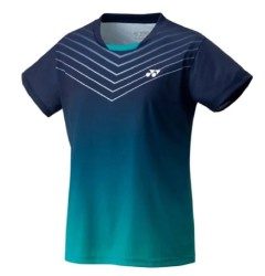 YONEX - WOMEN'S BADMINTON SHIRT - DENIM NAVY- YW0025EX - Euro S