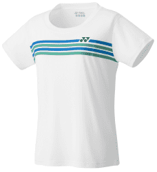 YONEX - WOMEN'S CREW NECK SHIRT - WHITE - YW0022EX - Euro L