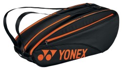 YONEX - TEAM RACKET BAG (6PCS) 42326EX - BLACK / ORANGE