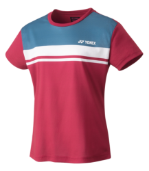 YONEX - WOMEN'S T-SHIRT - REDDISH ROSE - 16638EX - Euro L