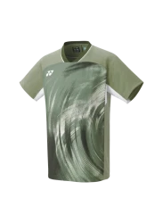 YONEX - MEN'S CREW NECK SHIRT - OLIVE- 10568 - Euro M