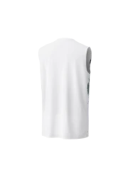 YONEX - MEN'S SLEEVELESS TOP - WHITE - 10570 - Euro M