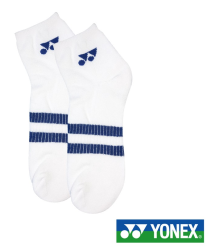 YONEX - TruDRY SOCKS - WHITE / BLUE - SSSB-100103CM-S