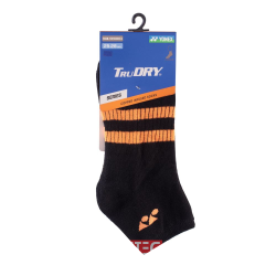 YONEX - TruDRY SOCKS - BLACK / ORANGE - SSSB-100103CM-S