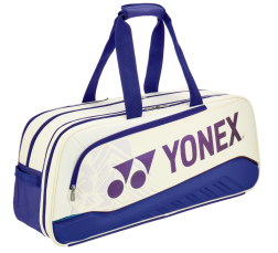 YONEX - EXPERT TOURNAMENT BAG BA02531W - WHITE / DEEP BLUE