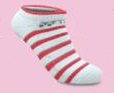 YONEX - TRU 3D TruDRY SOCKS - WHITE / HOT PINK - SSG-2815