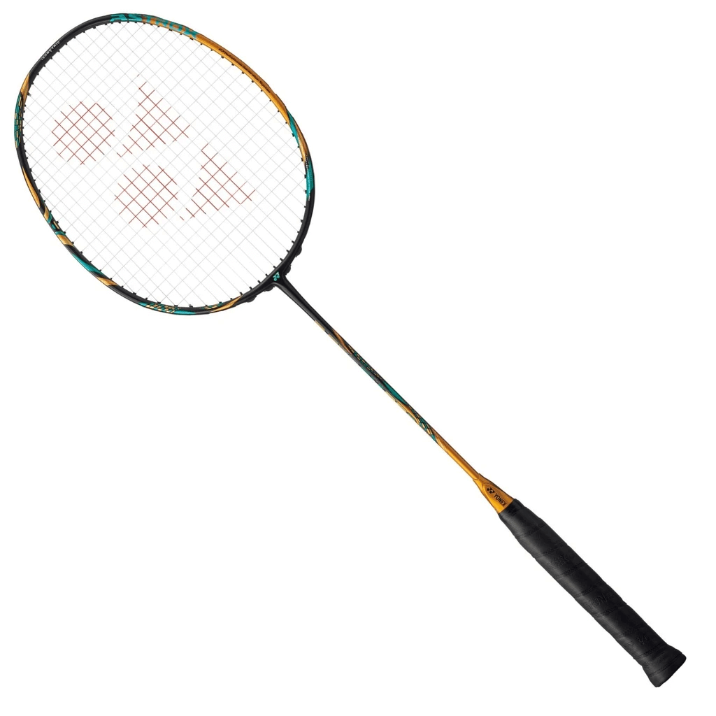 STRUNG YONEX - ASTROX 88D PRO 4U BADMINTON RACKET - CAMEL GOLD