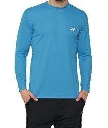 YONEX - UNISEX LONG SLEEVE SHIRT - VIVID BLUE - LT2025EX - Men's Euro M / Women's Euro S