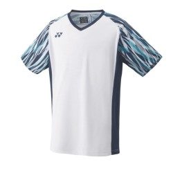 YONEX - MEN'S CREW NECK SHIRT - 10443EX WHITE/NAVY - Euro L