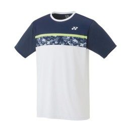 YONEX - MEN'S CREW NECK SHIRT - 16568EX WHITE/NAVY - Euro L